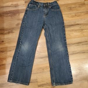 Boys Boot Cut Jeans Size 10 Adjustable Waistband